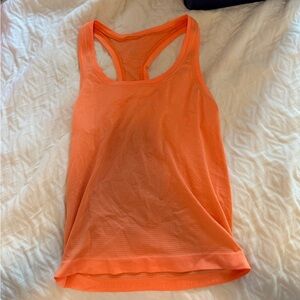 Lululemon Swiftly Tech Orange Tank Top